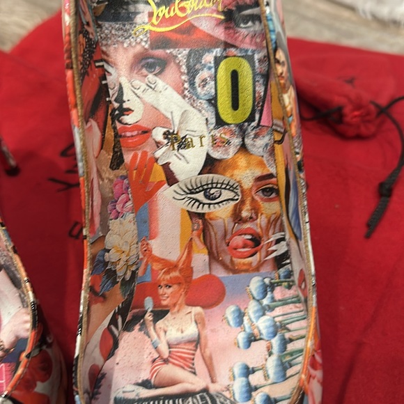 Limited Edition Christian Louboutin Hot Chick Scallop Pointed Toe Pump- SZ 40 - Picture 9 of 13